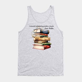 Jane Austen Book Quote Tank Top